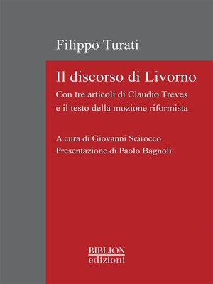 cover image of Il discorso di Livorno
